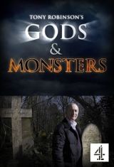 Key visual of Tony Robinson's Gods and Monsters